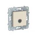 Розетка ТВ Schneider Electric Unica NU546444 оконечная цвет бежевый
