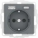 Розетка USB Schneider Electric Atlas ATN000732 цвет грифель