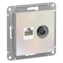 Розетка ТВ Schneider Electric Atlas ATN000489 RJ45 цвет жемчуг