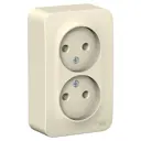 Розетка двойная Schneider Electric Blanca BLNRA000202 цвет молочный