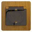 Розетка Schneider Electric GlossaGSL000546 цвет дуб