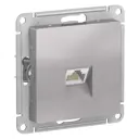 Розетка Schneider Electric AtlasATN000386 цвет алюминий