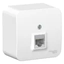 Розетка компьютерная накладная Schneider Electric BlancaBLNIA045001 RJ45 цвет белый