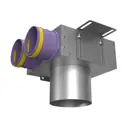 Пленум потолочный круглый Provent VPS 125/75×2 на 2 выхода