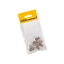 Переходник антенный PROconnect штекер F - гнездо Fугловой 5 шт.