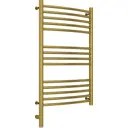 Полотенцесушитель электрический Сунержа Богема 3.0 выгнутая Л 500x800 мм 300 Вт с терморегулятором лесенка цвет состаренная латунь