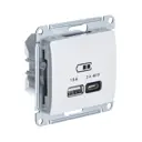 Розетка USB встраиваемая Systeme electric Glossa GSL000229 цвет бежевый