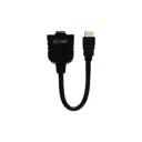 Переходник Rexant штекер HDMI - 2 гнезда HDMI с проводом цвет черный