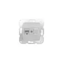 Розетка компьютерная встраиваемая Kranz Dea KR-78-0223 с заземлением RJ45 цвет белый