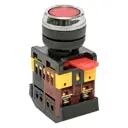 Кнопка EKF PROxima ABLFS-22 с подсветкой NO+NC 230 В цвет красный