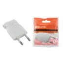 Вилка Tdm electric SQ1806-0090 220 В без заземления цвет белый