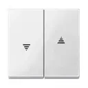 Клавиша для жалюзи Schneider Electric Merten Systeme M MTN432419 цвет полярно-белый 2 шт.