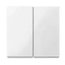 Клавиша двойная Schneider Electric Merten Systeme M MTN432519 цвет полярно-белый