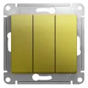Выключатель встраиваемый Schneider electric Glossa GSL001031 3 клавиши цвет фисташковый