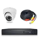 Комплект для видеонаблюдения AHD PS-link 1 камера для помещения 5Мп цвет белый