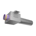 Пленум прямой круглый Provent VPDL 125/90×1 на 1 выход 400 мм