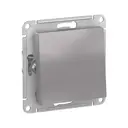 Переключатель встраиваемый Systeme electric AtlasDesign 246989 1 клавиша цвет алюминий