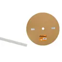 Термоусадочная трубка Tdm electric ТУТнг 4/2 цвет белый 200 м/ролл