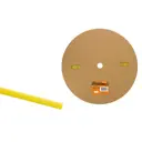Термоусадочная трубка Tdm electric ТУТнг 4/2 цвет желтый 200 м/ролл