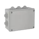 Коробка распределительная DKC ОП 150x110x70 мм 10 вводов IP55 цвет серый