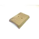 Накладка на бревно для сдвоенной розетки/ выключателя Cleverwood D200 мм наружного монтажа