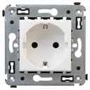 Розетка встраиваемая Dkc Avanti 4400003 с заземлением цвет белый