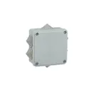 Распределительная коробка открытая Iek 100x100x45 мм 6 вводов IP44 цвет серый