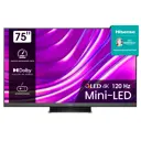 Телевизор Hisense 75U8HQ MiniLED PRO 4K Smart 75" 191 см цвет черный