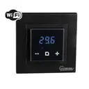 Терморегулятор для теплого пола Extherm ET-44-B электронный цвет черный