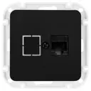 Розетка компьютерная встраиваемая Bylectrica Аструм РК18-6511 RJ45 Cat 5е цвет карбон