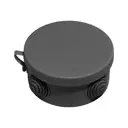 Распределительная коробка Hegel 85x40x40 мм IP55 цвет черный 8 шт.