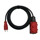 Удлинитель-шнур Itok i-connect-color-SU-KG-325-2-54-3-red 2 розетки с заземлением 3x2.5 мм 3 м 3500 Вт цвет красный