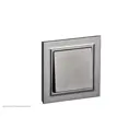Выключатель встраиваемый Iek Brite BR-V10-0-10-K46-F 1 клавиша цвет сталь