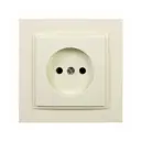 Розетка встраиваемая Mono electric Despina 102-170022-116 цвет кремовый