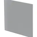 Вентилятор вытяжной Awenta System+ Silent 125 KWS125W Trax Glass PTGG125M D100 мм 32 дБ 145 м³/ч обратный клапан цвет серый