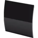 Вентилятор вытяжной Awenta System Turbo 100 KWT100 Escudo Glass PEGB100P D100 мм 36 дБ 110 м³/ч обратный клапан цвет черный
