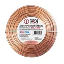Кабель акустический Dori 2x0.75 мм 10 м цвет прозрачный