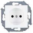 Розетка одинарная встраиваемая Simon 1591431-030 16 А 230 В IP20 Белый 2 шт.