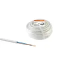 Провод ПВС 2x1 ГОСТ TDM Electric 20 м, белый
