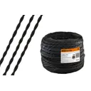 Ретро провод TDM Electric Эко 2x2.5 20 м ГОСТ черный