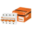 Автоматический выключатель Tdm Electric ВА47-10 4P D20 А 10 кА SQ0207-0036