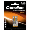 Аккумуляторная батарейка Camelion Rechargeable AAA (HR03) Ni-Mh 600 мАч 2 шт.