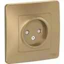 Розетка Schneider Electric BlancaBLNRS000114 цвет титан 3 шт.