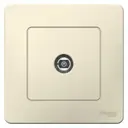 ТВ-розетка встраиваемая Schneider Electric Blanca цвет молочный 3 шт.