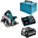 Пила дисковая аккумуляторная Makita XGT HS004GD101, 40 В Li-Ion 1x2.50 Ач, 190 мм
