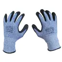 Перчатки полиэтилен/стекловолокно антипорезные Scaffa DY1350FRB-B/BLK размер 11/XXL