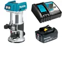 Фрезер кромочный аккумуляторный Makita DRT50RF, 18 В Li-Ion 1x3 Ач
