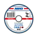 Диск отрезной по металлу Abro CD-12508-RE, 125x22x0.8 мм, 10 шт