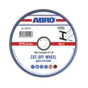 Диск отрезной по металлу Abro CD-15016-R, 150x22x1.6 мм, 7 шт