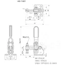 Зажим с вертикальной рукоятью Hs Clamp HS-11401